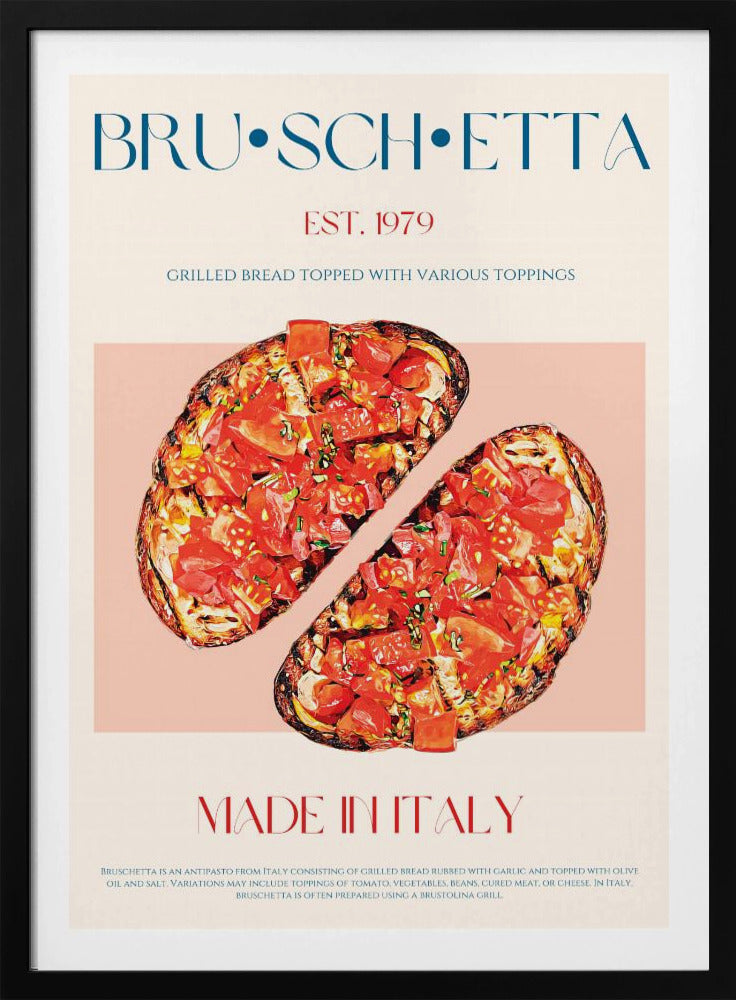 Flavorful Bruschetta | Poster