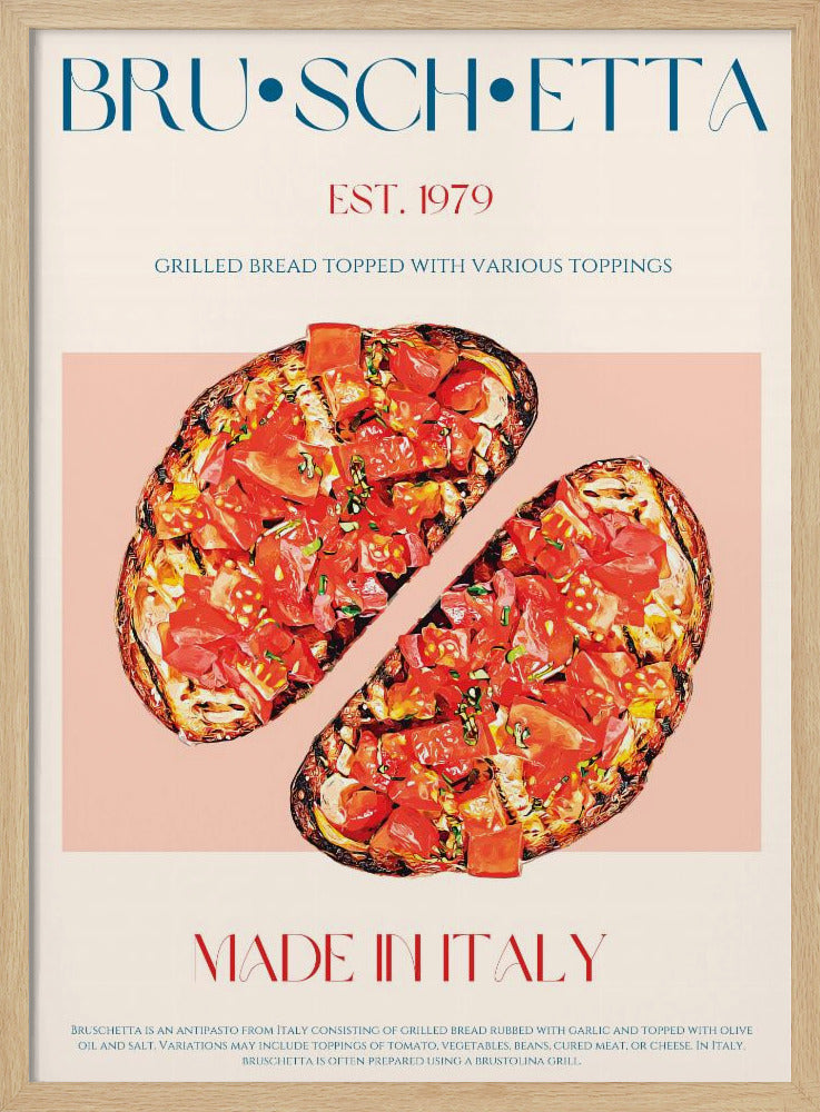 Flavorful Bruschetta | Poster