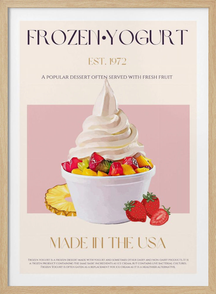 Swirl of Frozen Yogurt | Poster