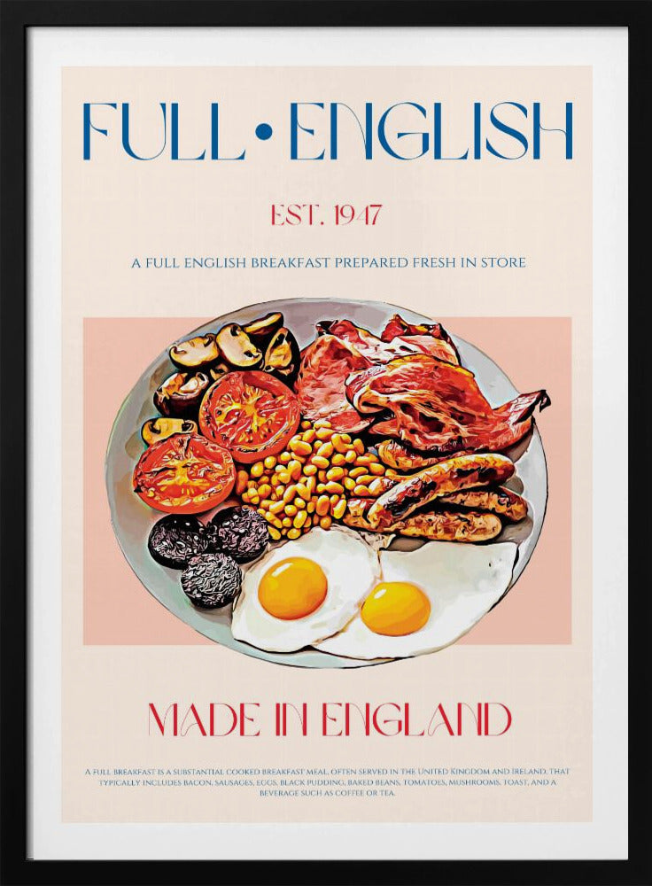 Traditional Full English Breakfast | Poster