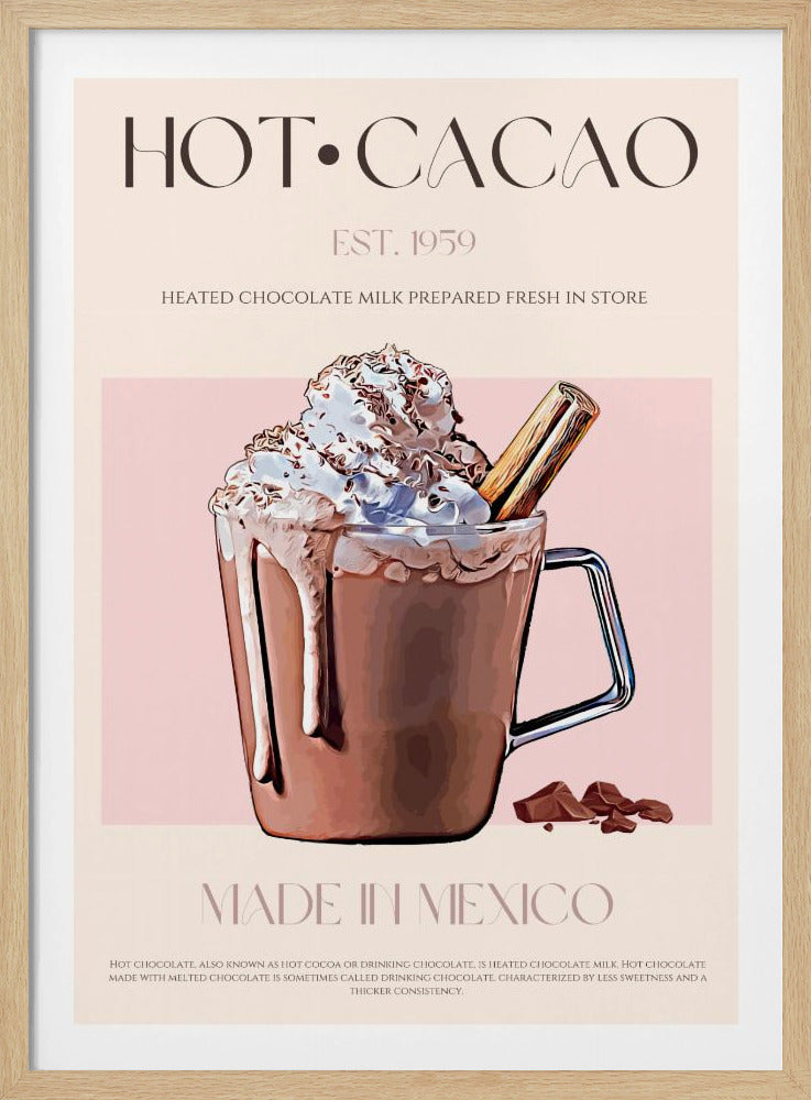 A Mug of Creamy Hot Cacao | Poster