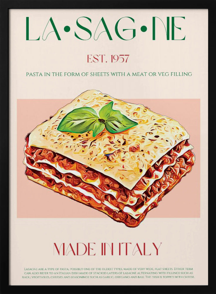 Layers of Lasagna | Poster