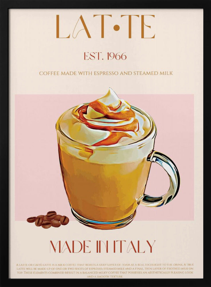 Creamy Latte Delight | Poster