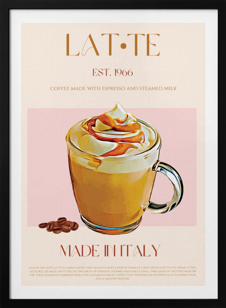Creamy Latte Delight | Poster