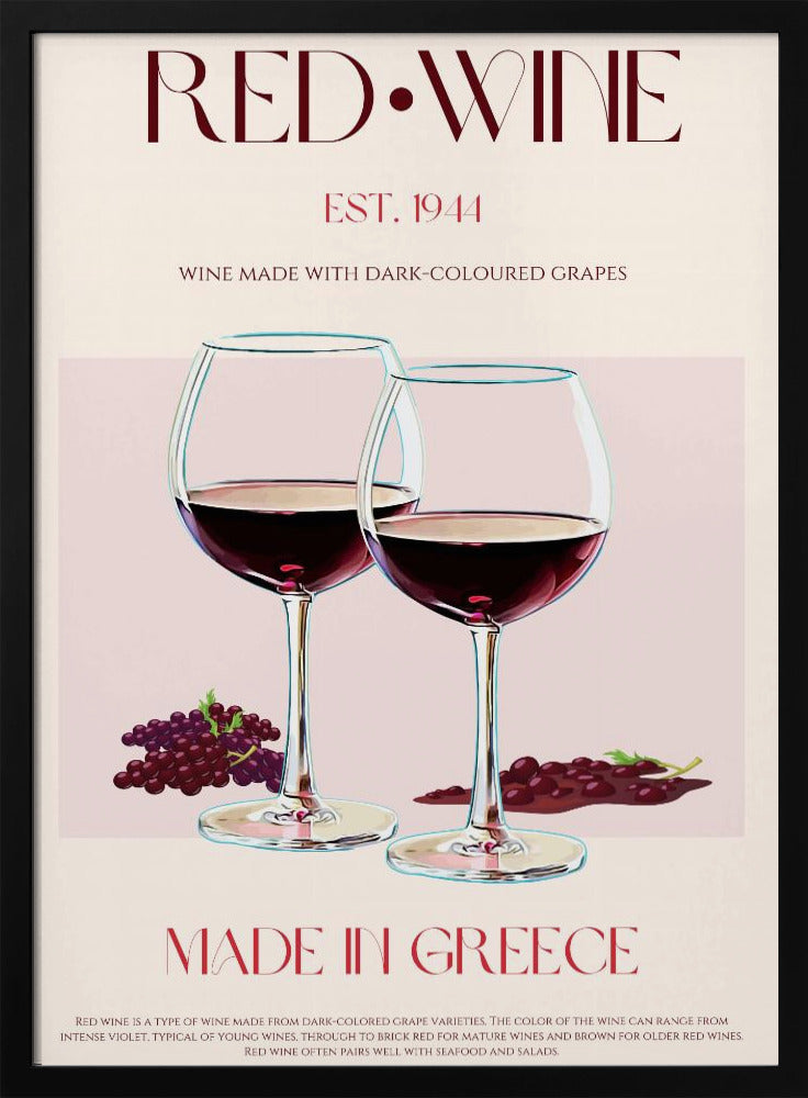 Greek Wine Elegance | Poster