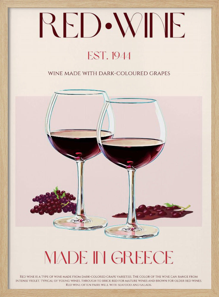 Greek Wine Elegance | Poster