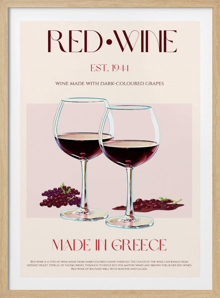 Greek Wine Elegance | Poster