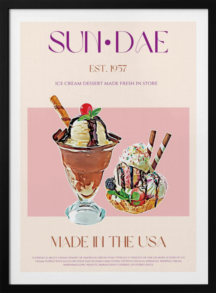 Delicious Sundaes | Poster