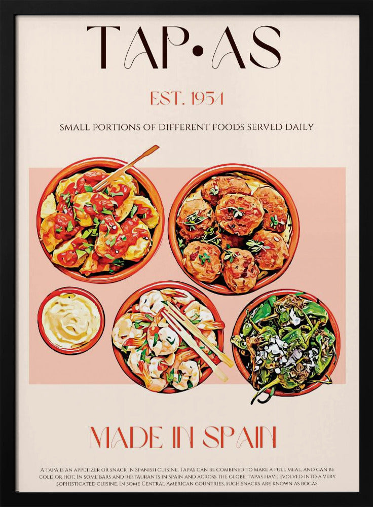 Flavorful Spanish Bites | Poster