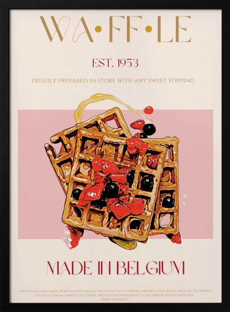 Waffle Print | Poster