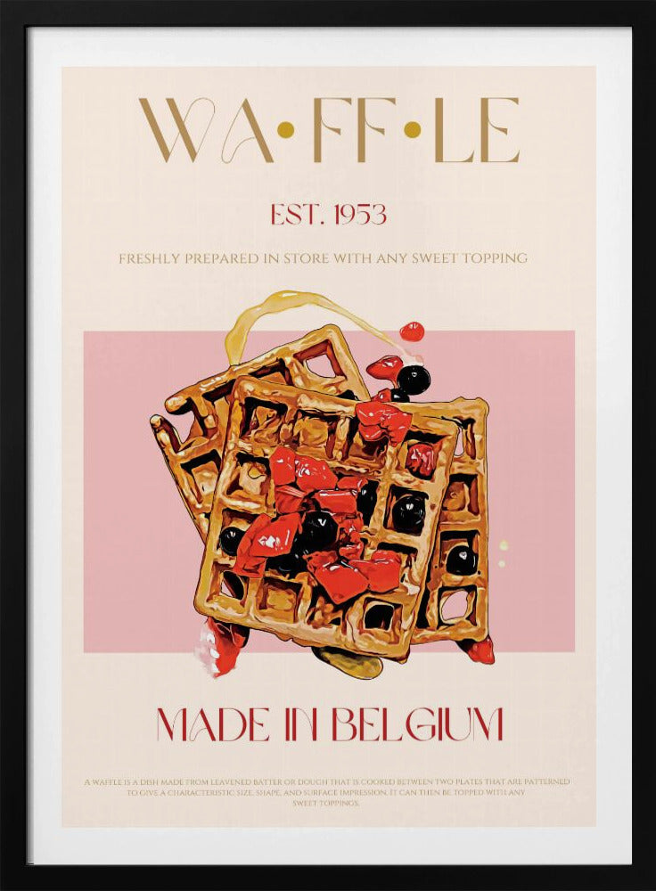 Waffle Print | Poster