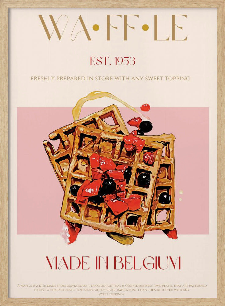 Waffle Print | Poster
