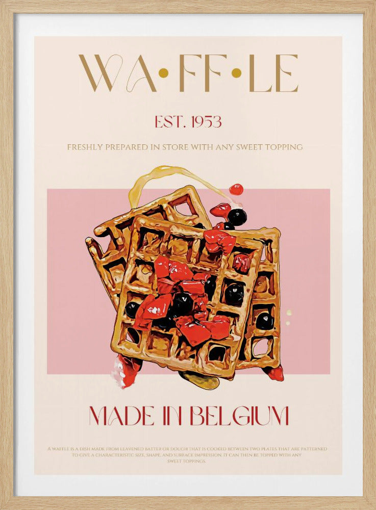 Waffle Print | Poster