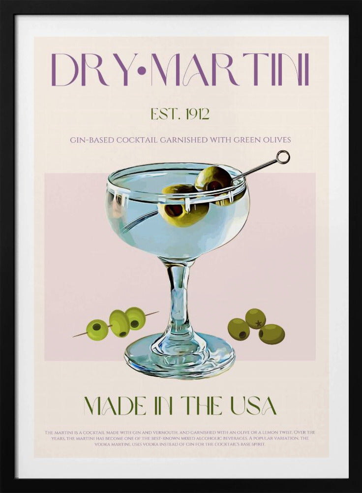 Classic Martini Charm | Poster