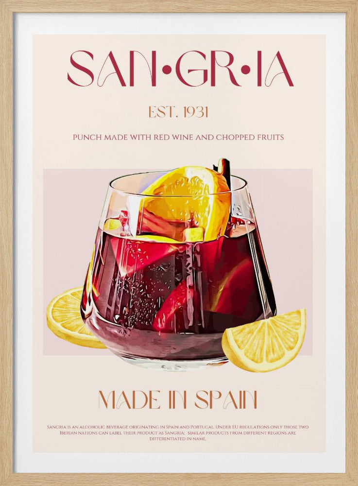 A Glass Filled With Red Wine | Poster