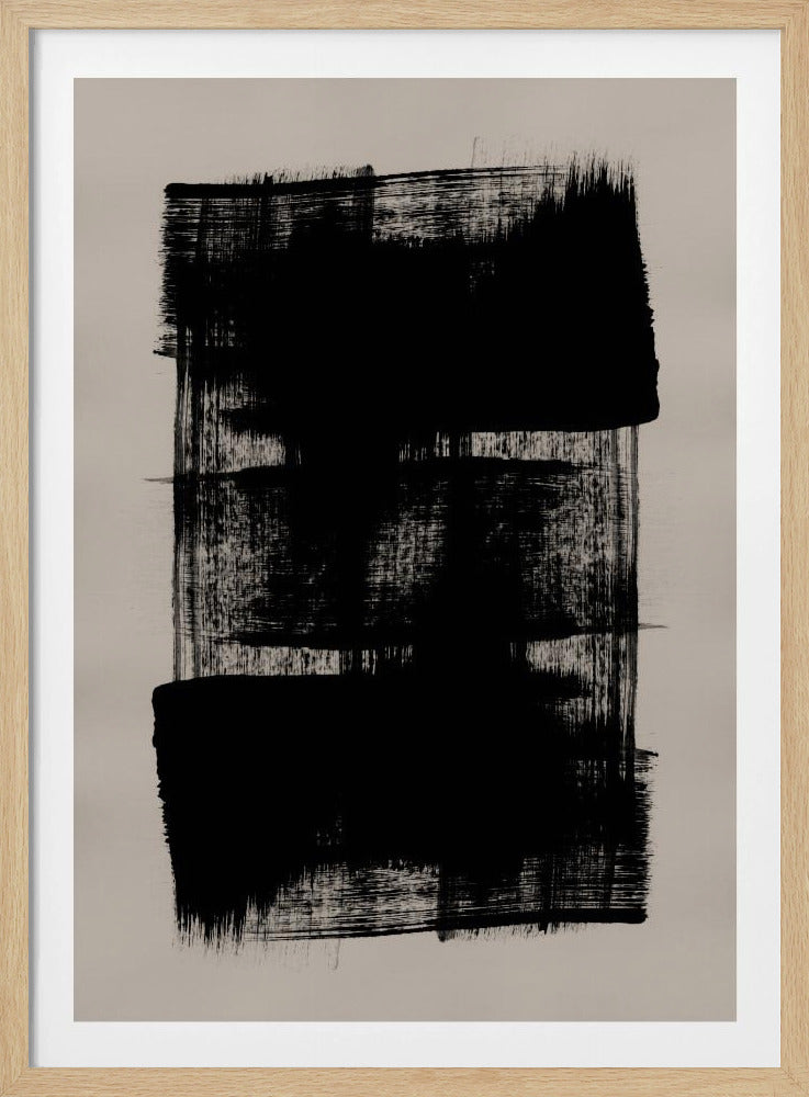 Abstract Brush Strokes 180Y | Poster