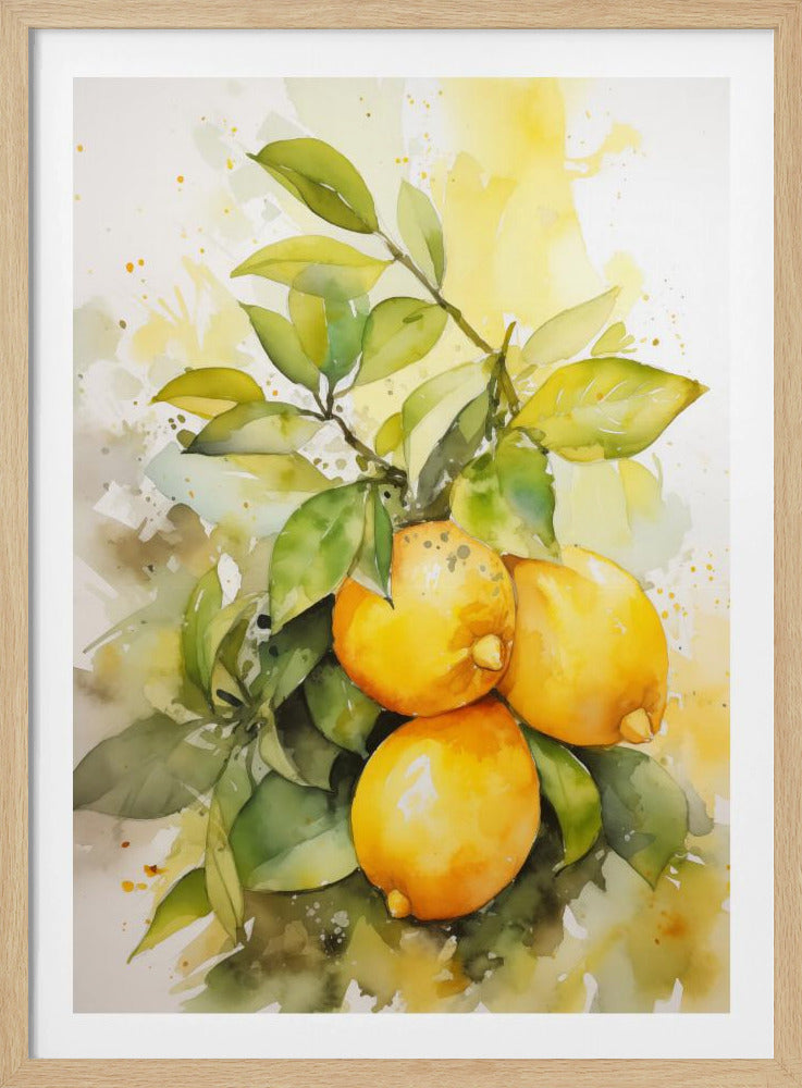 Lemons and Leaves | Poster