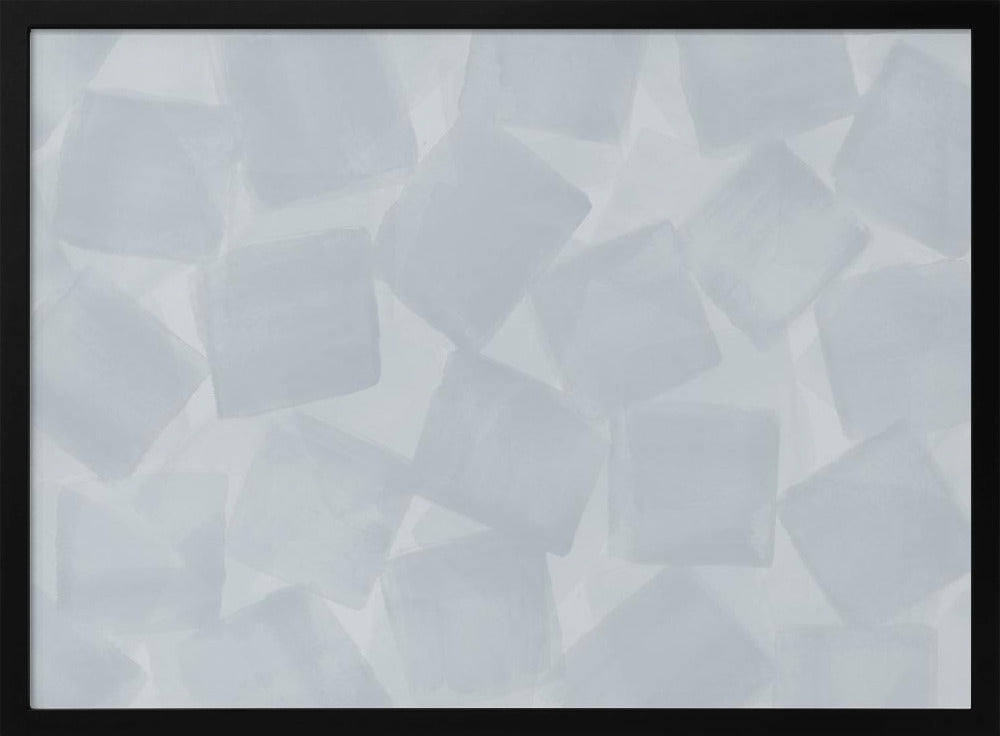 Soft Square Brushstrokes | Poster