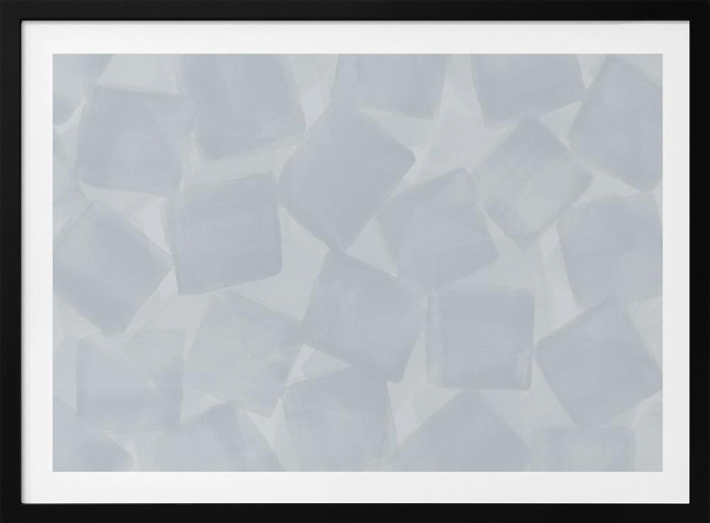 Soft Square Brushstrokes | Poster