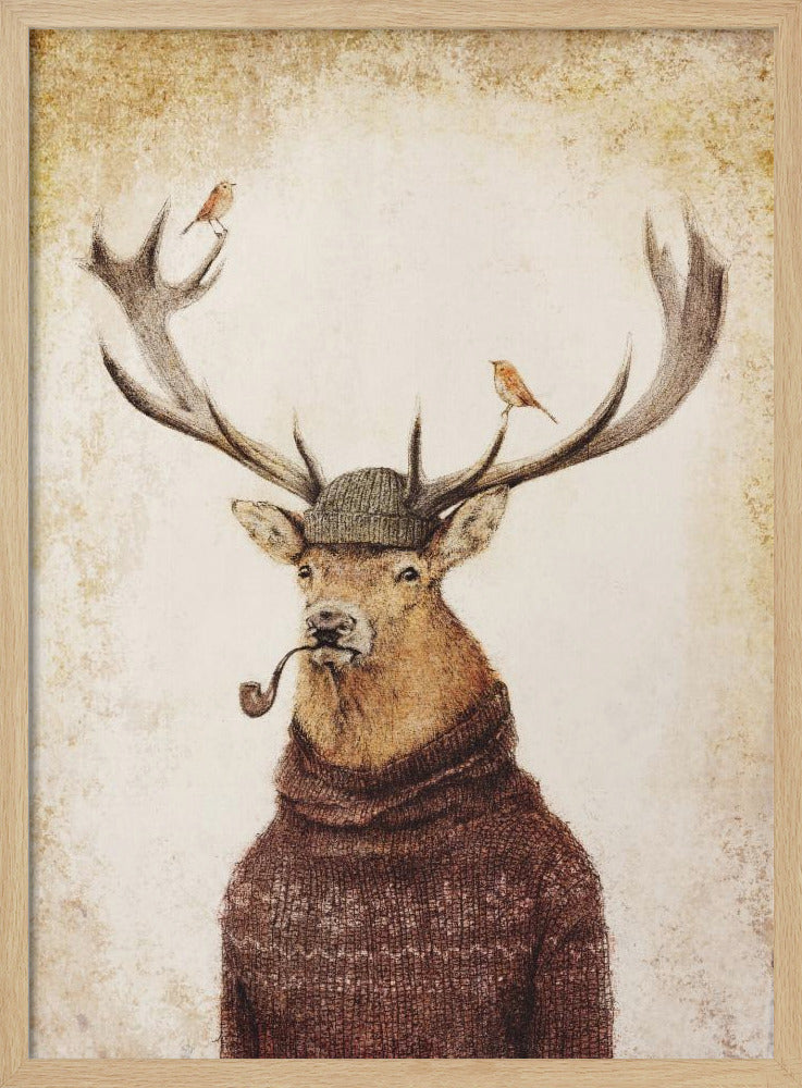 Winter Stag | Poster