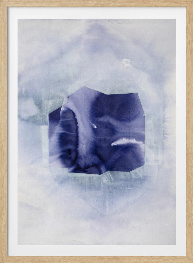 Mystic Indigo Shape | Poster