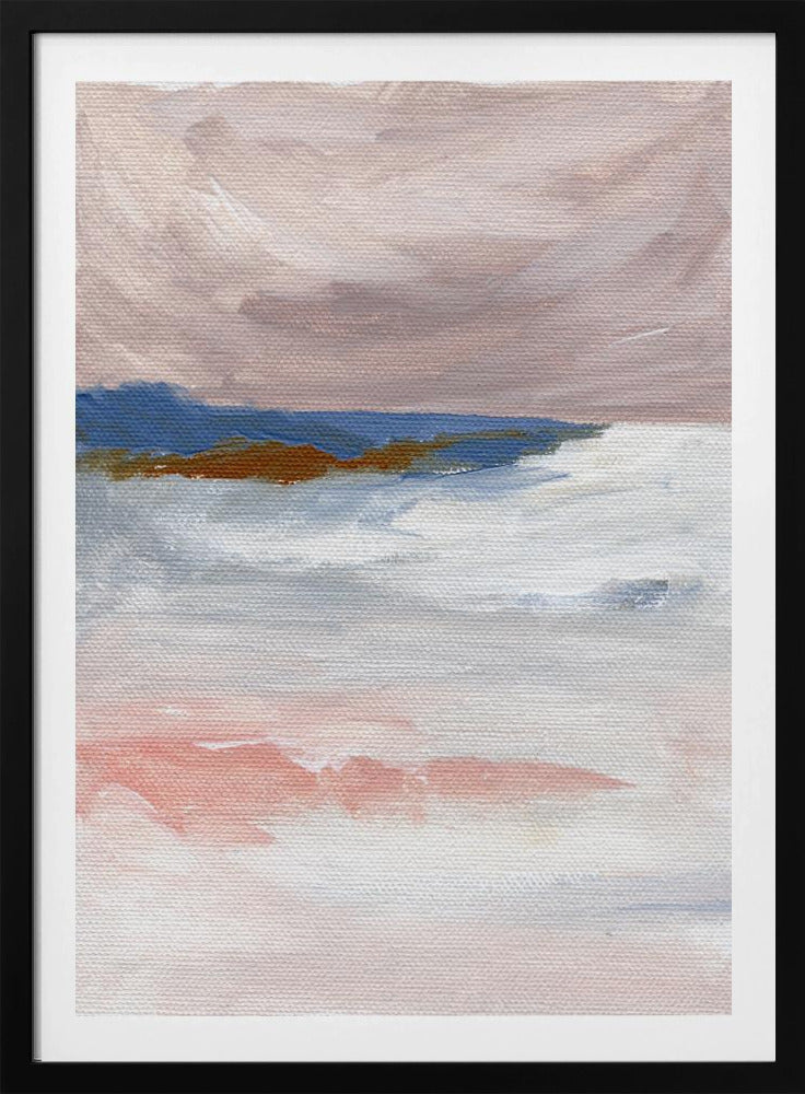 Soft Pastel Tones And Textured Brushstrokes | Poster