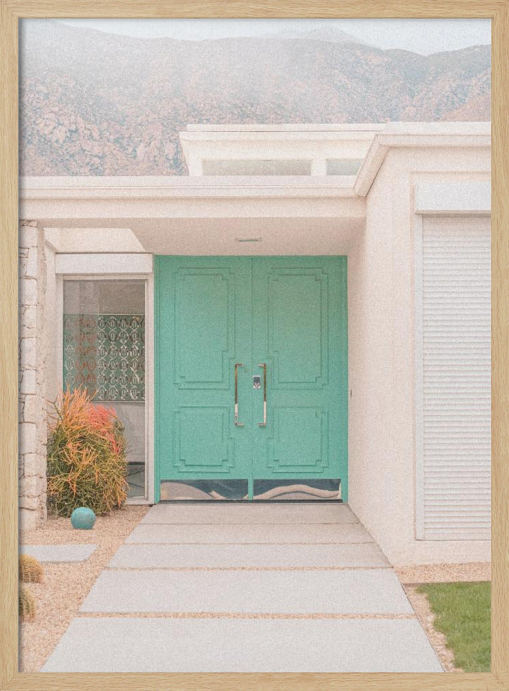 Turquoise Entryway | Poster