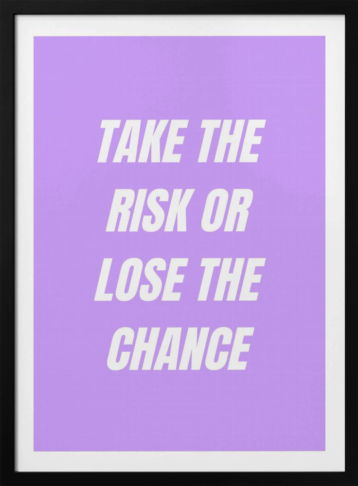 Take the Risk | Poster