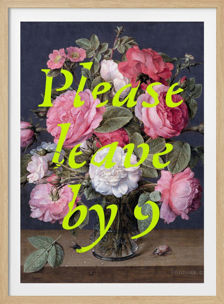 Floral Exit Request | Poster