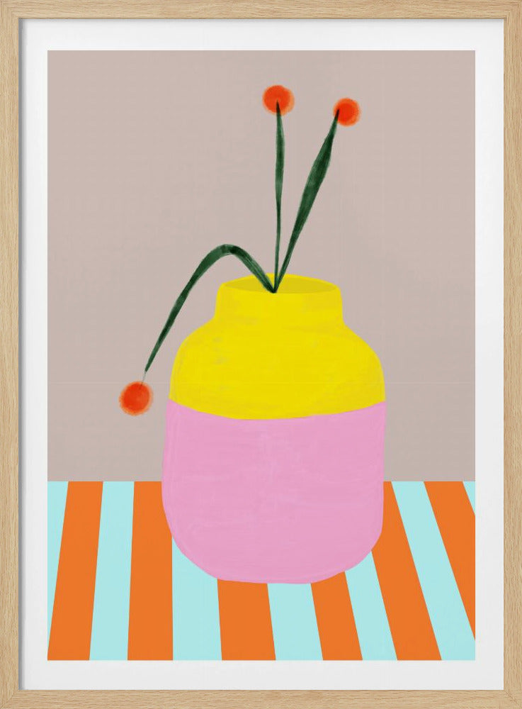 Bold Vase Blooms | Poster