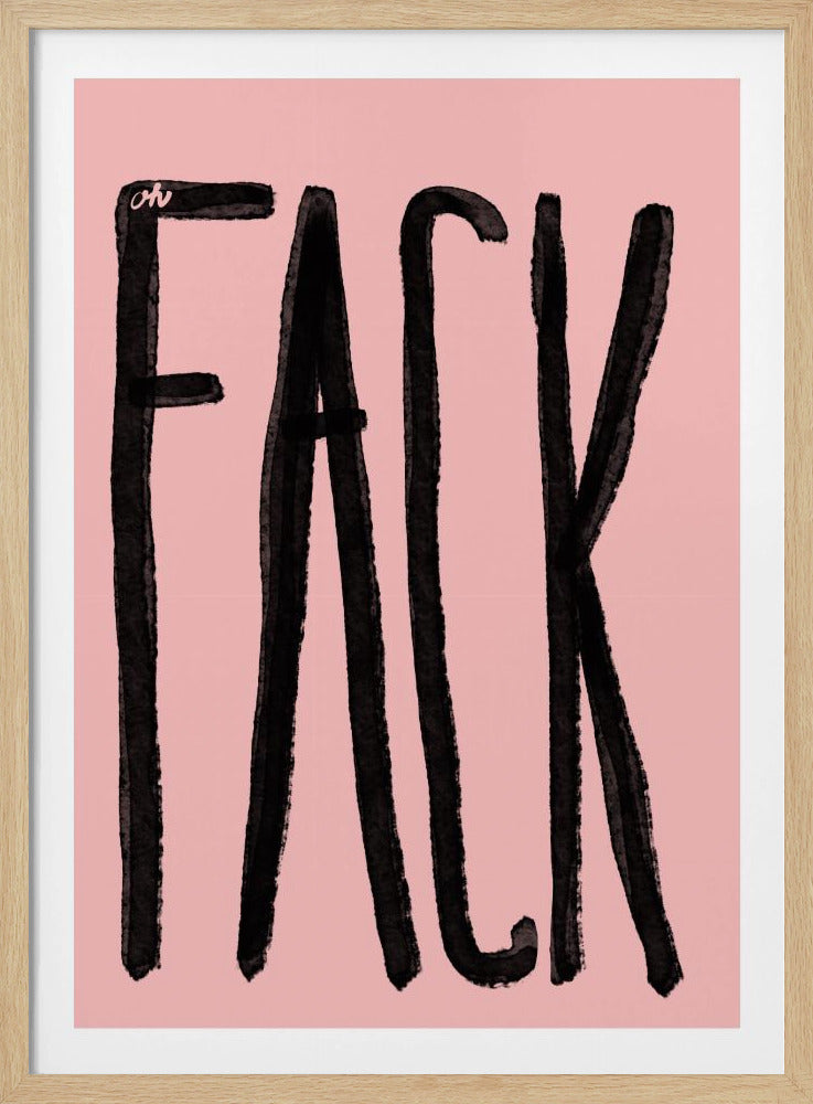 Bold Black Expression | Poster