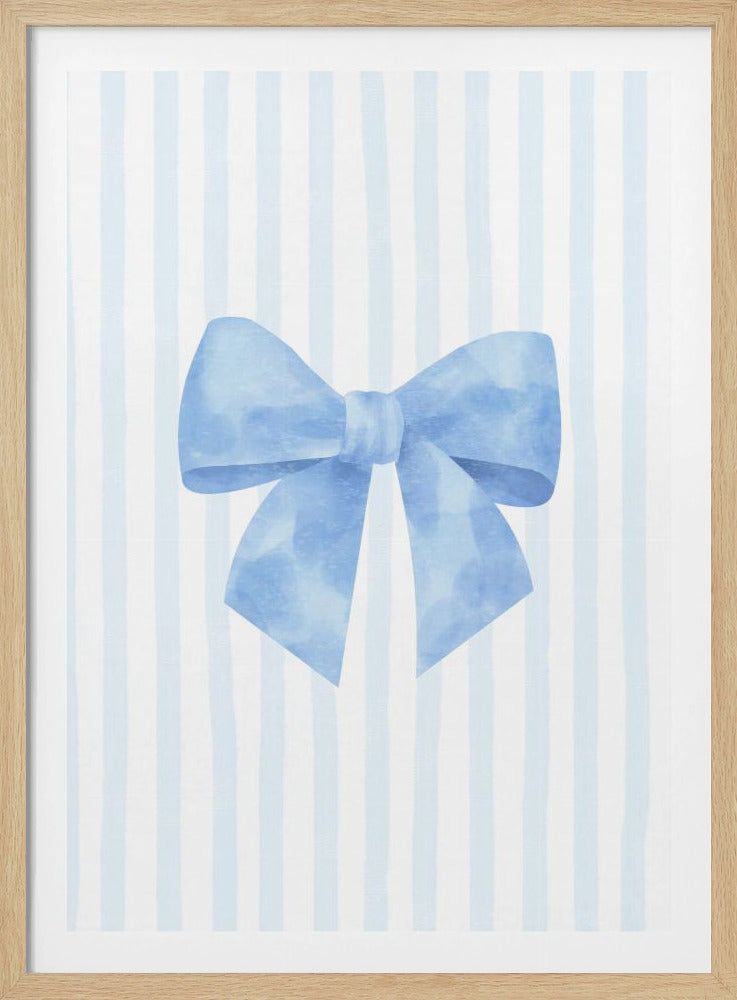 Blue Ribbon Elegance | Poster