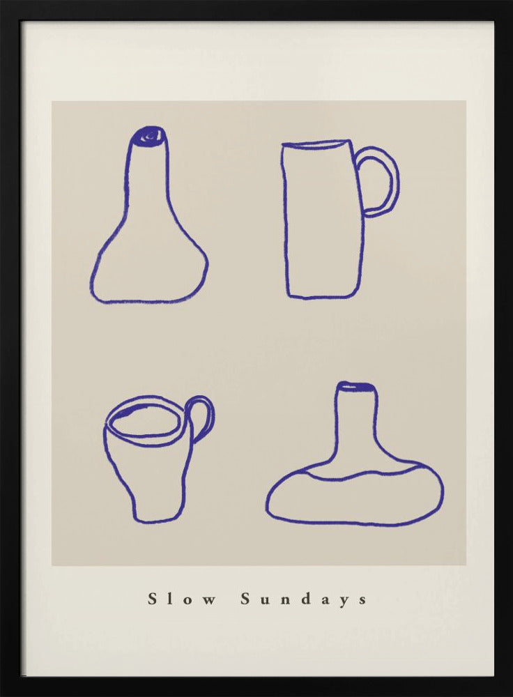 Abstract Pottery Lines | Poster