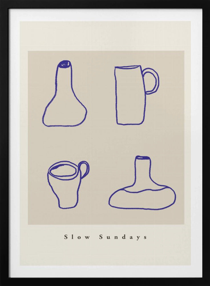 Abstract Pottery Lines | Poster