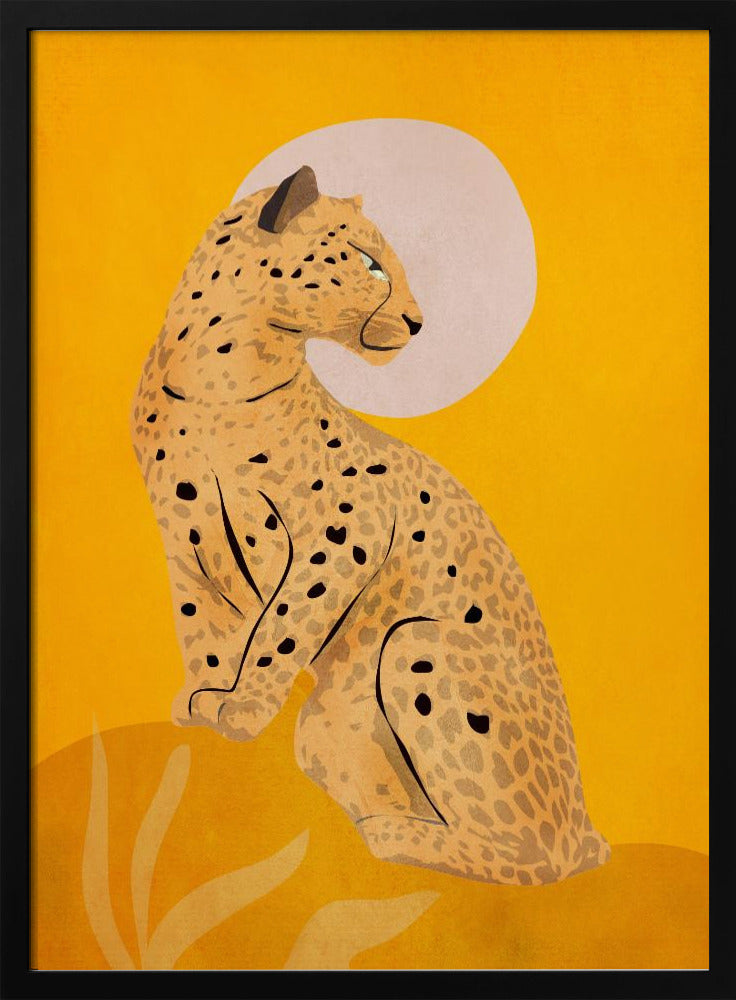 Golden Graceful Cheetah | Poster
