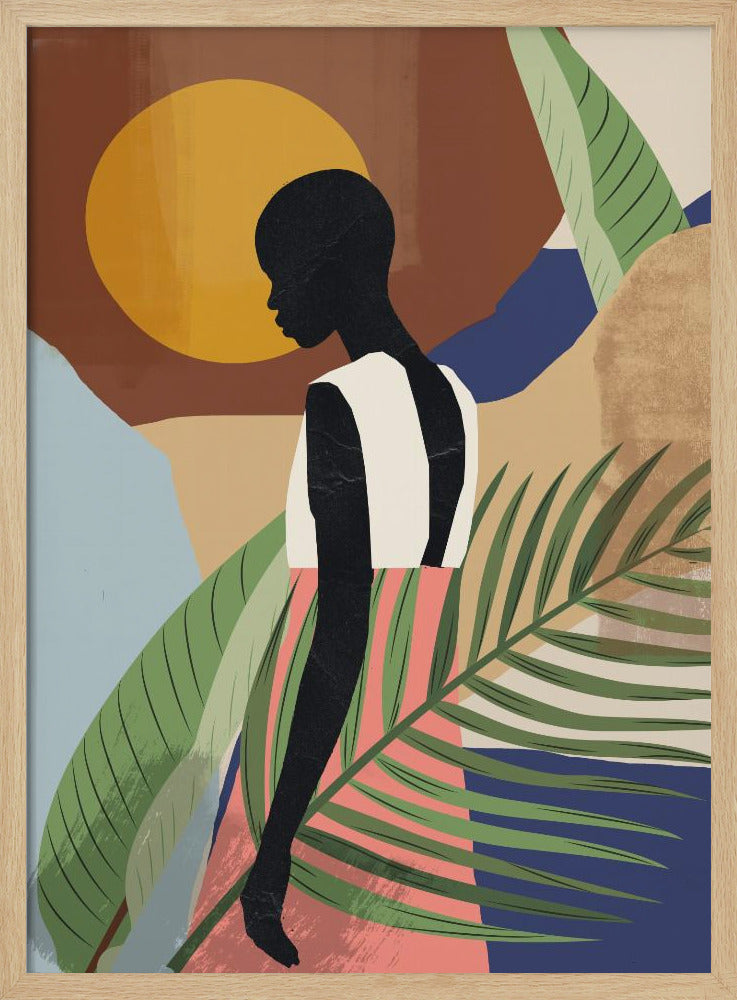 Tropical Girl Shape | Poster