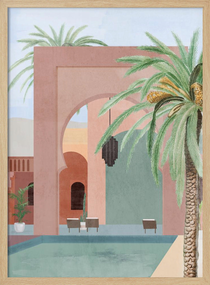 Moroccan Pool | Poster