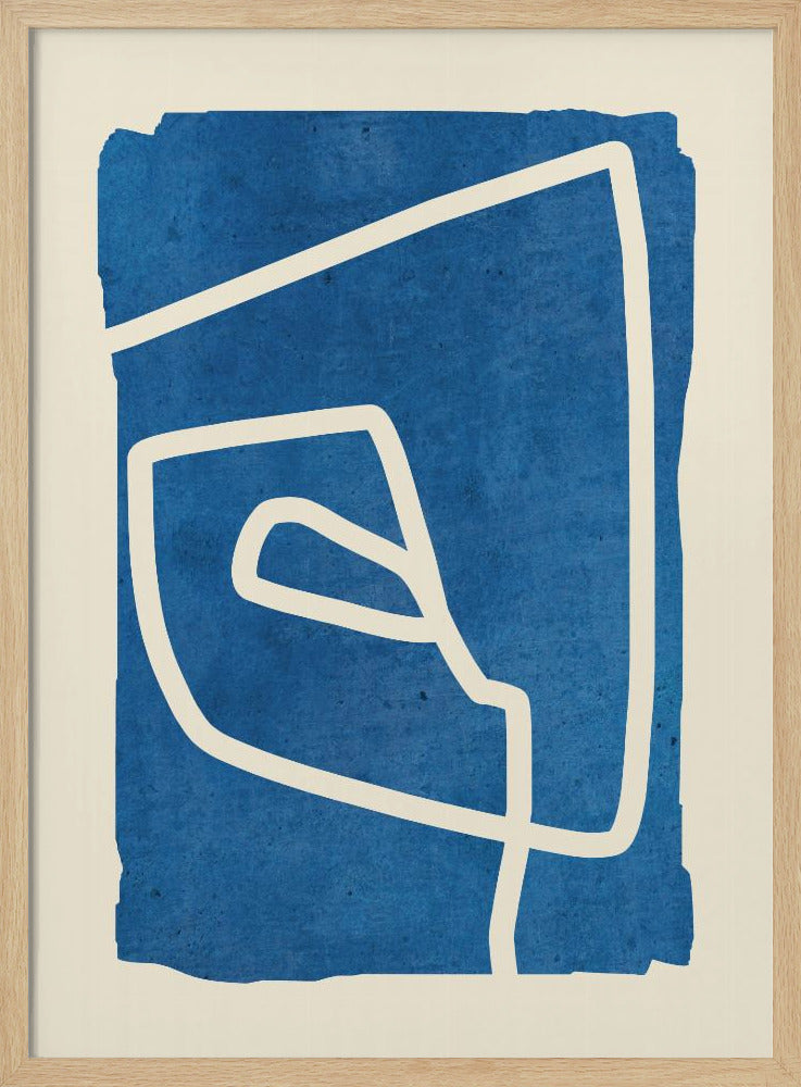 Blue Spiral Dance | Poster