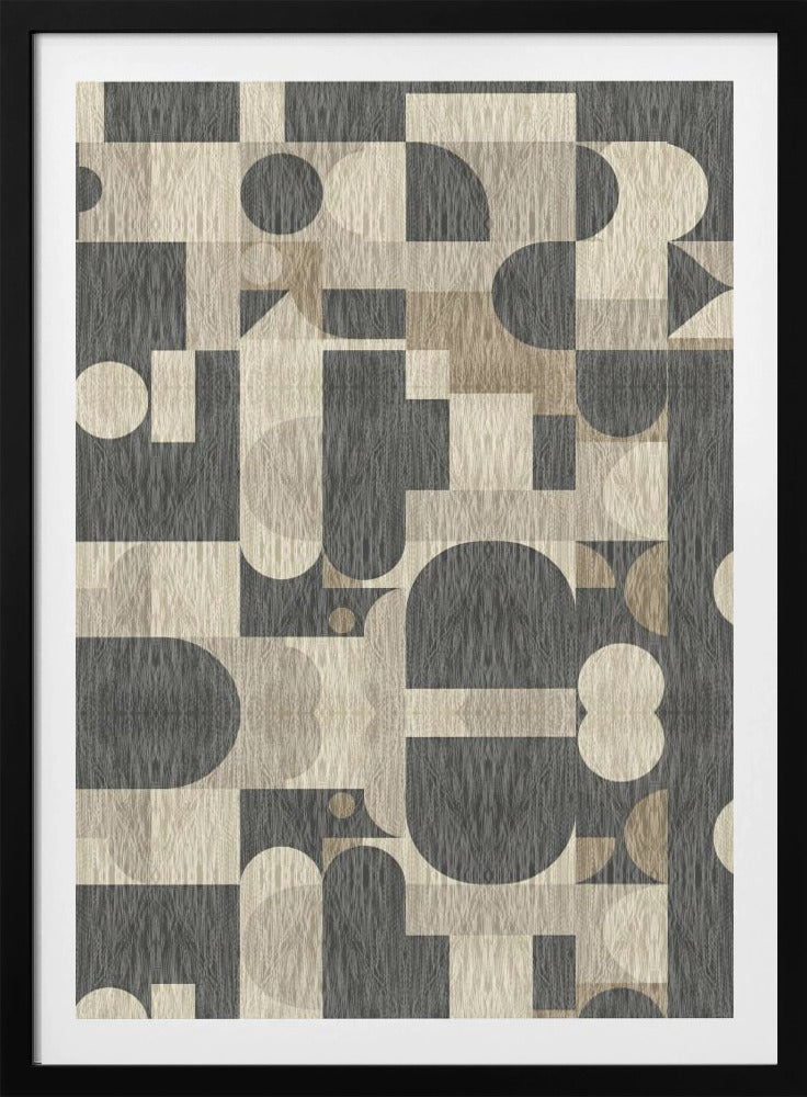 Geometric Pattern with Various Shapes | Poster