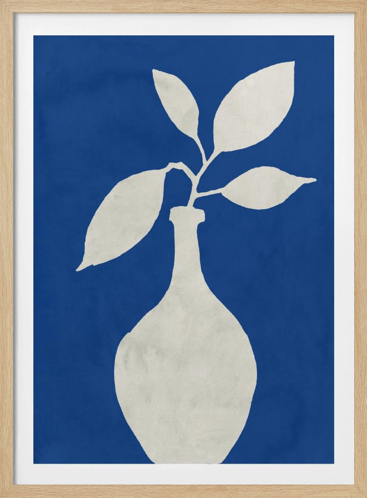 White Vase Silhouette | Poster