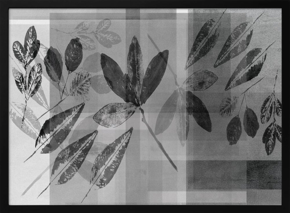 Abstract Botanicals in Neutral Tones | Poster