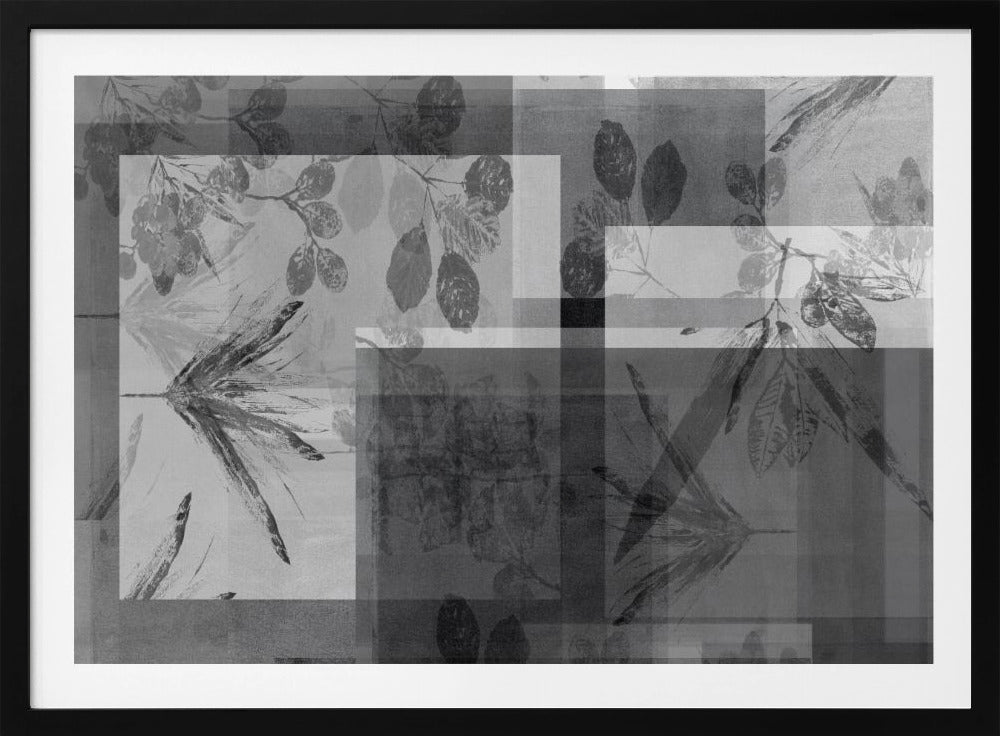 Abstract Botanicals in Neutral Tones | Poster