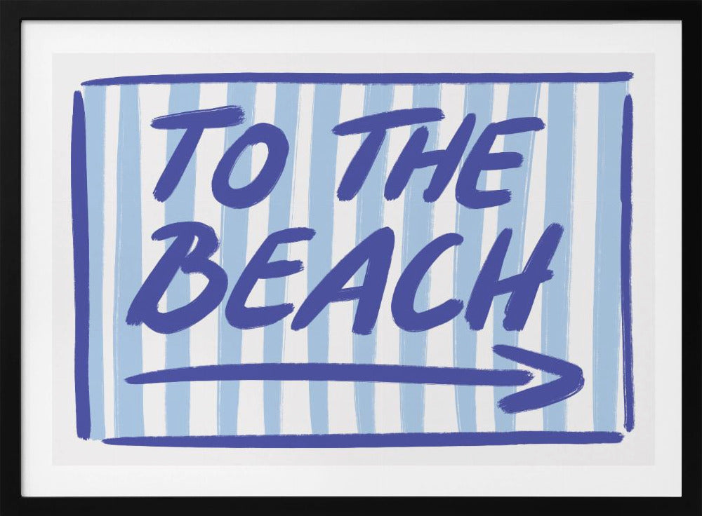 Beach Bound Signage | Poster