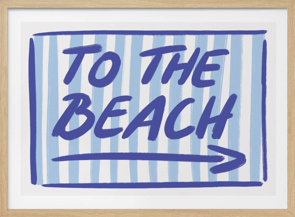 Beach Bound Signage | Poster