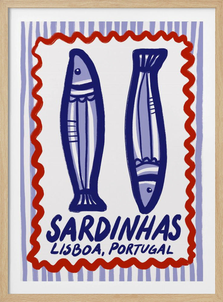 Lisbon Sardines Delight | Poster