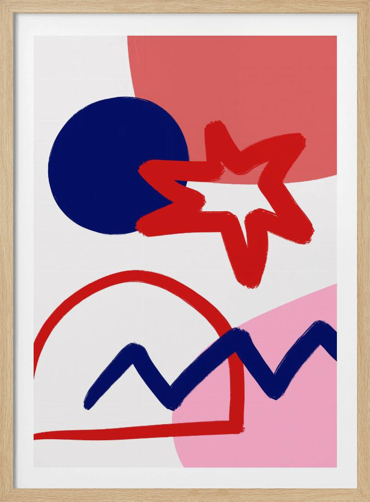 Bold Geometric Shapes | Poster