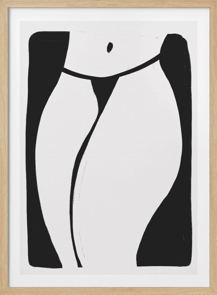 Curved Silhouette | Poster