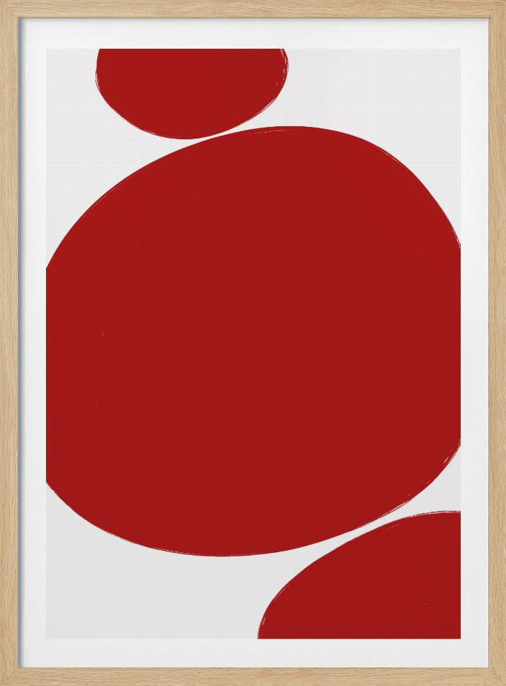 Bold Red Circles | Poster