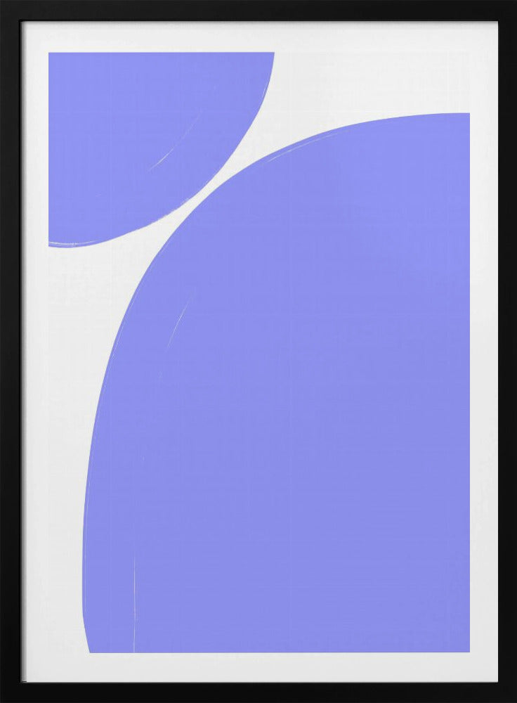 Soft Purple Curves | Poster
