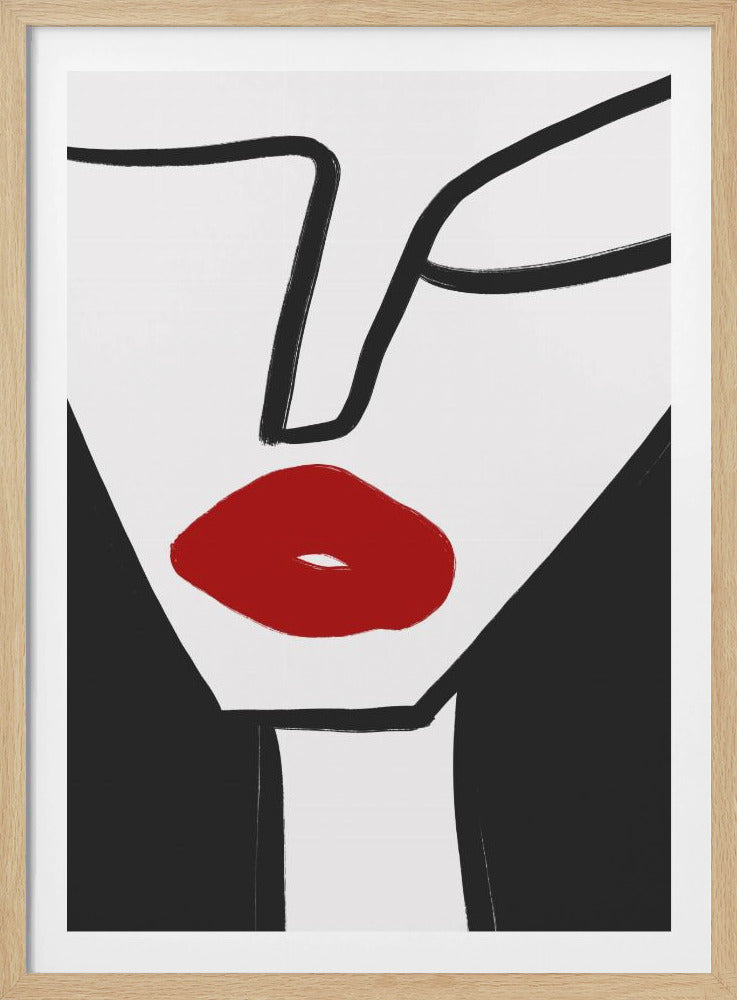 Bold Red Lips | Poster